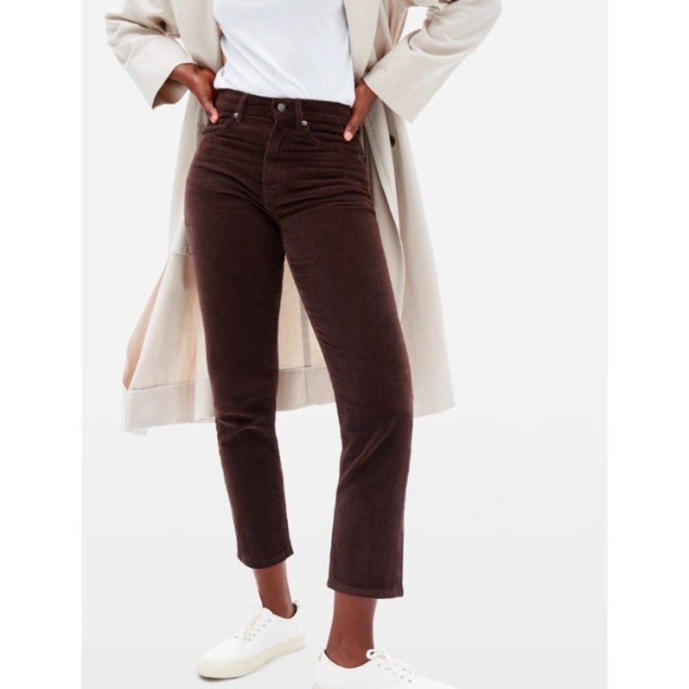 Everlane Cheeky Corduroy Pant Chocolate